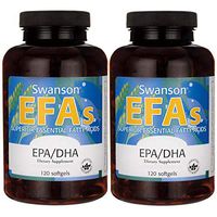 Swanson Ecomega Epa/Dha Fish Oil 180/120 Milligrams 120 Sgels (2 Pack)