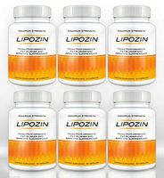 LIPOZIN Diet Pills -Lose Weight Fast Burn Fat Quickly pack of 6