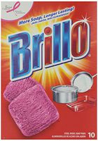 Brillo Steel Wool Soap Pad, 10 ct