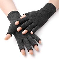 Compression Arthritis Gloves Relieve Pain from Rheumatoid, Osteoarthritis, Carpal Tunnel, Fingerless Edema Hand Gloves Support for Hands and Joints