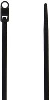 Morris 20336 UV Mounting Nylon Cable Tie with 50-Pound Tensile Strength, 8-Inch Length, Black, 100-Pack