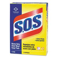 S.O.S. 88320CT Steel Wool Soap Pad 15 Pads/Box 12 Boxes/Carton