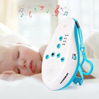 Hangsun White Noise Sound Machine for Baby Sleeping Sleep Soother Generator with 5 Soothing Aid Therapy Sounds, Voice Sensor, Portable Integrated Clip for Travel and Home Use