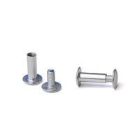 5/8 in. Aluminum Chicago Screws/Screw Posts (Qty 100 Sets)