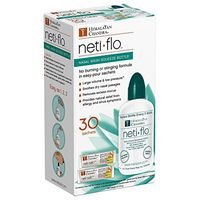 Himalayan Neti Flo Nasal Wash Bottle with 30 Sachets, 10 Ounce