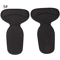 UNKE Adhesive Back Heel Pads-Heel Grip Liners, Heel Cushion Insoles for High Heels Blisters,Mesh black