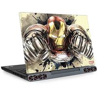 Skinit Decal Laptop Skin for Inspiron 15 7000 7567 (2017) - Officially Licensed Marvel/Disney Ironman Flying Design