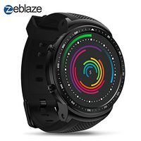 Zeblaze Super Lightweight Smart Thor PRO Watch Smartwatch-Shadow, Android 5.1 Bluetooth 4.0 Quad Core 1GB+16GB 5.0MP 580mAh 3G GPS Smat Watch for Men Black Activity Tracker