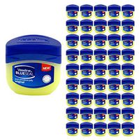 Vaseline Petroleum Jelly Travel Size Pure BlueSeal Original 1.7oz (50ml) (80 Pack)