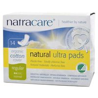 Natracare Organic And Natural Ultra Pads with Wings Regular - 2 x Packs of 14 (28 Pads) by Natracare
