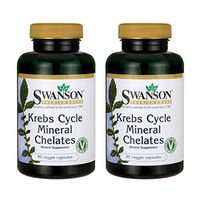 Swanson Krebs Cycle Mineral Chelates 90 Veg Capsules (2 Pack)