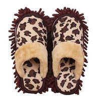 Black Temptation [Leopard] Creative Useful Mop Slippers Floor Cleaning Slippers