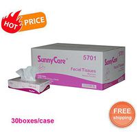 Sunnycare 5701 Two-ply Facial Tissue 100sheets/box; 30boxex/case