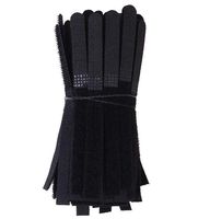 100pcs Cable Ties Reusable Fastening Cable Ties Cable Straps Strips Wire Organizer Cord Rope Holder for Laptop PC TV 5 Inch