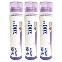 Boiron Ignatia Amara 200ck, 80 Pellets, Homeopathic Medicine for Apprehension, Hypersensitivity to Stress, 3 Count
