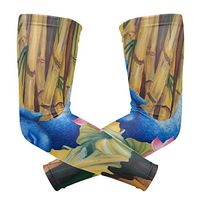 LEVEIS Lotus Arm Sleeves UV Protection for Men Women Sunblock Protective Gloves Running Golf Cycling Driving Long Arm Cover 1 Pair