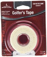 Mueller Golfer’s Grip Tape, Self-Adhering, Lightweight, Residue Free, Conforming Elastic Protective Tape, Helps Protect Fingers & Enhance Grip - 1” x 5yd Stretched