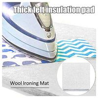 fuqimama Ironing Pad - Wool Pressing Mat Ironing Pad High Temperature Ironing Board - Quilting And Ironing Easier And More Efficient (A)
