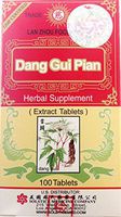 蘭卅佛慈當歸片 　Dang Gui Pian Angelica Sinensis Herbal Supplement (100 Pills) Pack of 6