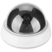 Security Camera, Wireless Dome Simulation Camera Dummy Fake Security Monitor Alarm Flashing LED Light Night Vision Camera