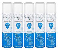 Summer's Eve Baby Powder Freshening Spray 2.0 oz (Pack of 5)