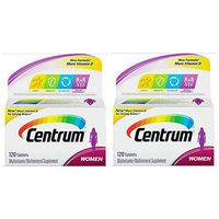 Centrum Women's Multivitamin, 120 Count (Pack of 2)