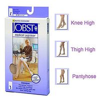 Jobst Opaque Knee KNEE HIGH Firm 20-30mmHg XL Silky Beige OPEN TOE