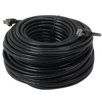 Importer520 150ft 50m Black 150' Ft Rj45 Cat5 Cat5e Ethernet Lan Network Internet Computer Patch Cable