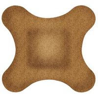 Flexible Fabric 4-Wing Adhesive Bandage, 3" x 3" 50 pk