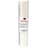 Invisible Mesh Stabilizer White 1.5 oz 12 inch x 10 Yard Roll. SuperStable Embroidery Stabilizer Backing