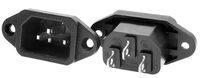3 Pack Screw Mount 3 Pins Inlet Power Plug Socket IEC320 C14 AC 250V 10A by QTEATAK