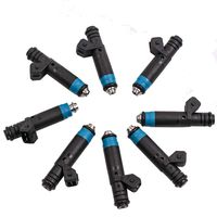 8 pcs 80LB High Impedance Fuel Injectors for Siemens Deka EV1 V8 110324