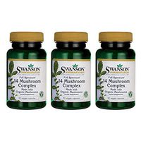 Swanson Full Spectrum 14 Mushroom Complex 60 Veg Capsules (3 Pack)
