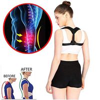 Back Posture Corrector for Men and Women Adjustable Comfortable Neoprene Upper Back Brace Under Clothes Back Straighter for Thoracic Kyphosis Clavicle Support Back Pain Relief Regain Natural Posture