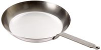 Matfer Bourgeat 62003, Gray 062003 Black Steel Round Frying Pan, 10 1/4-Inch
