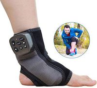 Electric Foot Ankle Massager, Multi-Level Settings Vibration Heating Acupuncture Points Pain Relief and Comfort Massage Therapy for Heels, Toes and Ankles