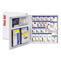First Aid Only 746006 ANSI 2015 SmartCompliance Food Service Kit, w/o Medication, 50 People, 260 Pcs
