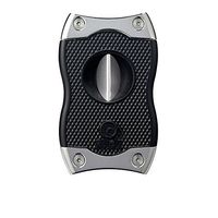 Colibri SV-Cut Two-in-One Cigar Cutter - Black & Chrome