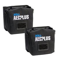Wholesale CASE of 2 - Zoll Medical AED Plus Defib. Soft Carrying Case-Soft Carry Case, Black/Green