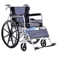 ChenCheng Wheelchair Foldable Portable Travel Lightweight Wheelchair Old Scooter Medical Supplies (Size : C)