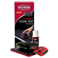Weiman Complete Cook Top Cleaning Kit - Cook Top Cleaner and Polish 2 oz, Scrubbing Pad, Cleaning Tool, Cook Top Razor Scraper