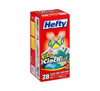 Hefty Trash Bag 30 Gal. 1.1mil Plastic Clear