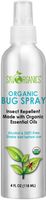 Sky Organics Organic Bug Spray- USDA Organic Mosquito Repellent (4oz)- All Natural with Essential Oils, DEET-Free, Safe Insect Repellent for Adults, Kids, Baby & Pets - Premium Vegan & Cruelty-Free
