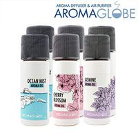 U.S. JACLEAN Aroma Globe Air Washer and Room Revitalizer Aromatizer with Scented Aroma Oils (6 bottles of Combination oil)