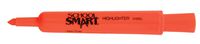 School Smart 1354268 Tank Style Highlighter, Chisel Tip, Orange (Pack of 12)