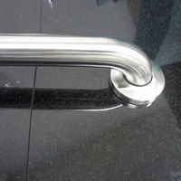 Gripp Grab Bar Size: 3" H x 45" W x 3" D, Finish: Brushed Stainless