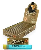 Smoking Organic 1 1/4 (25 Packs/Box) with Hippie Butler Kewltube
