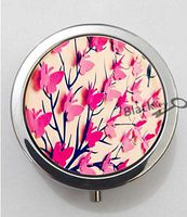 BlackKey Butterfly Tree 3-Compartment Decorative Pocket Gift Box Case Organizer for Pill, Color 1 -783