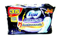 Sofy FIT & Soft Sanitary Napkins for Night Time Protect Leak From Back 35 Cm Made in Thailand