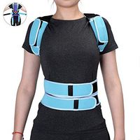 Posture Corrector, Adjustable Back Posture Braces Comfortable Enhanced Shoulder Back Belt Improve Bad Posture Upper Back Pain Relieve for Kids Students by Filfe (L)